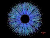 Since 2000, RHIC – for Relativistic Heavy Ion Collider – has pushed gold ions to near-light speeds around a 2.4-mile racetrack at Brookhaven National Laboratory. This is an image from the collider's Star detector.